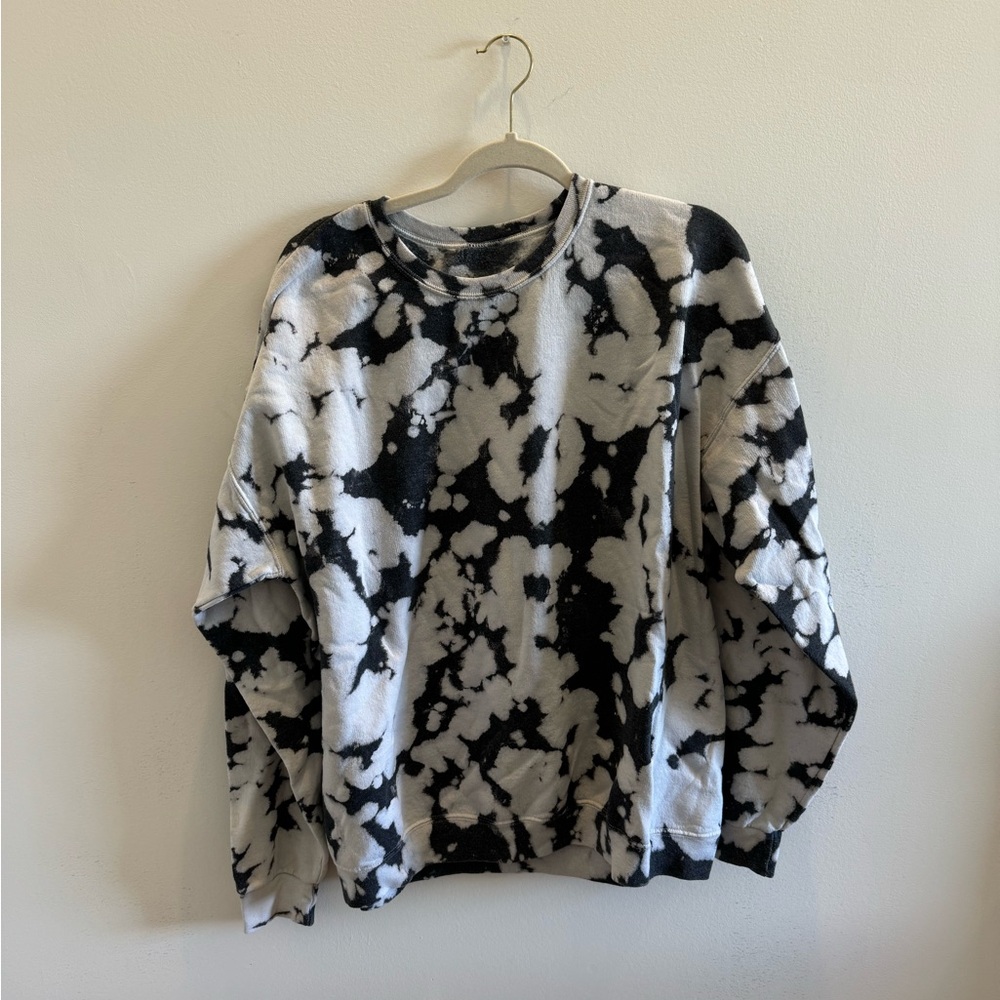 Urban Renewal Recycled Monochrome TieDye Crew Neck